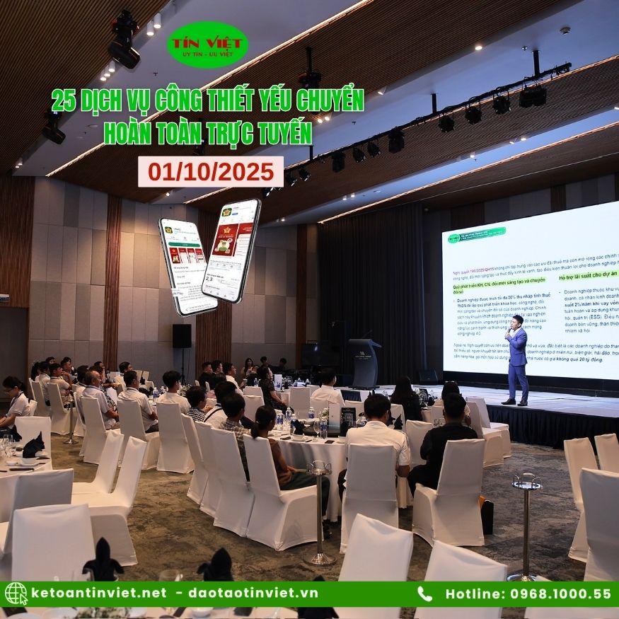 25 DỊCH VỤ CÔNG CHUYỂN SANG TRỰC TUYẾN KỂ TỪ NGÀY 1/10