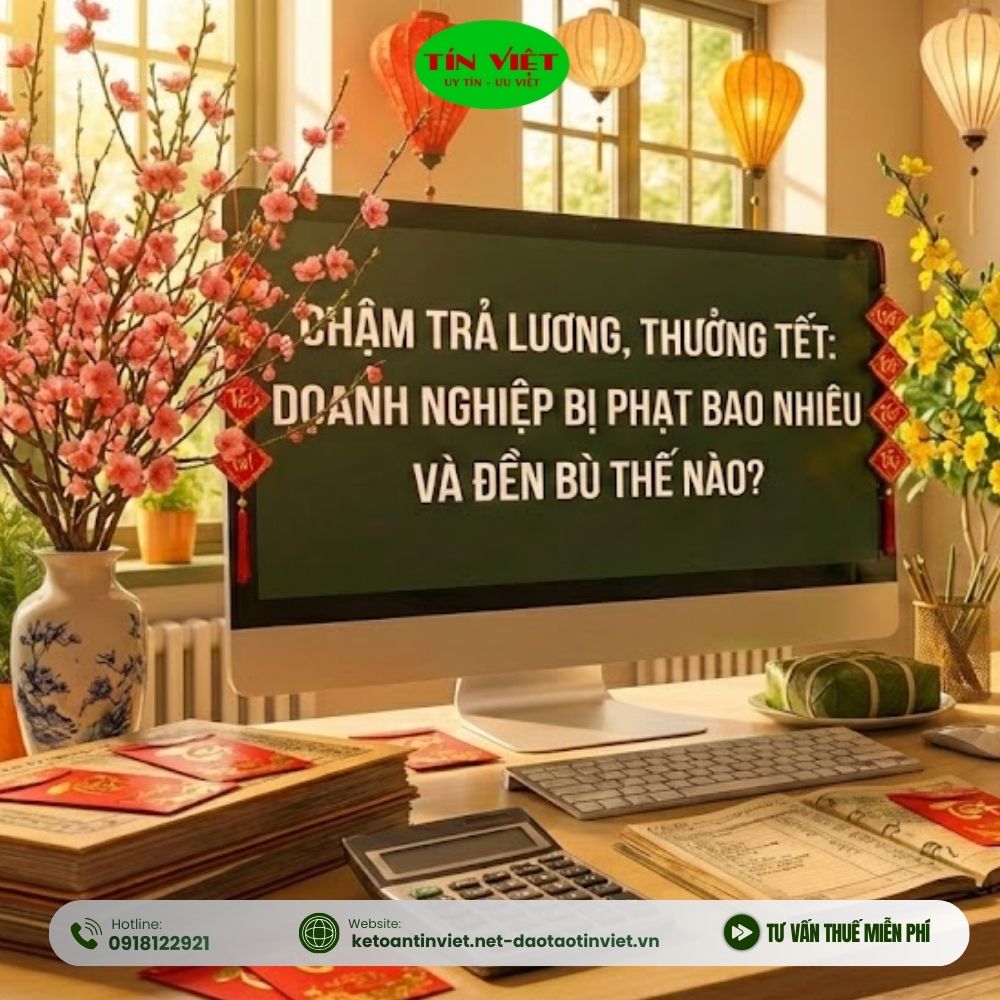 Chậm trả lương, thưởng Tết: Doanh nghiệp bị phạt bao nhiêu và đền bù thế nào?